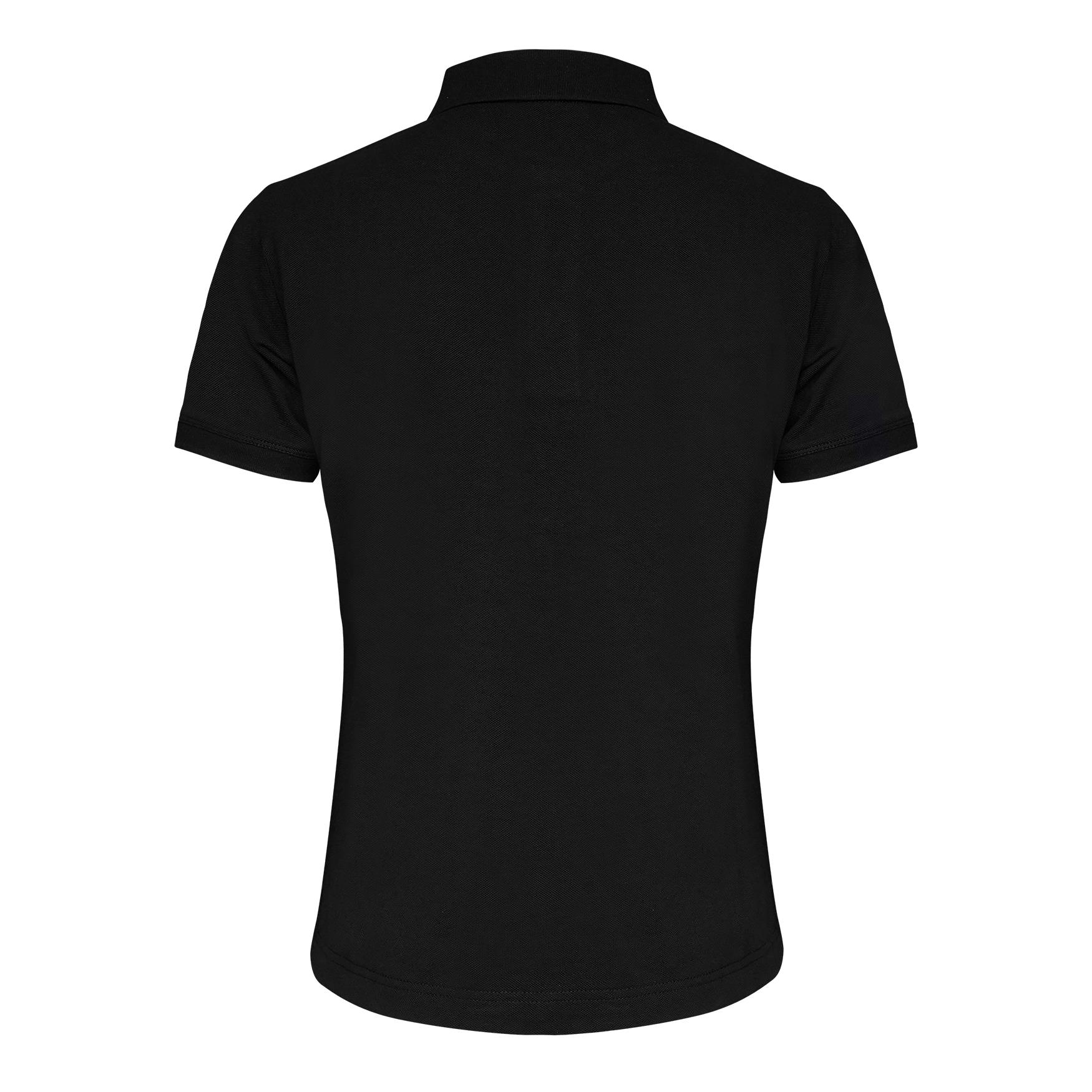Polo-Shirt Damen Top schwarz