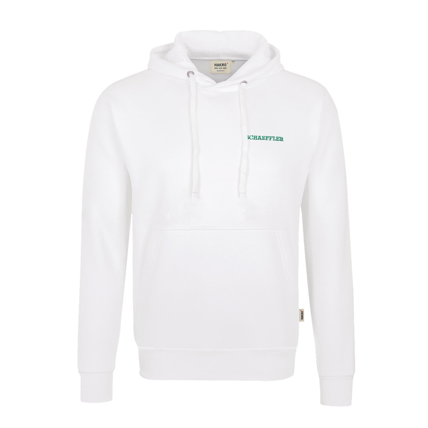 Hoodie Unisex relaxed fit weiss