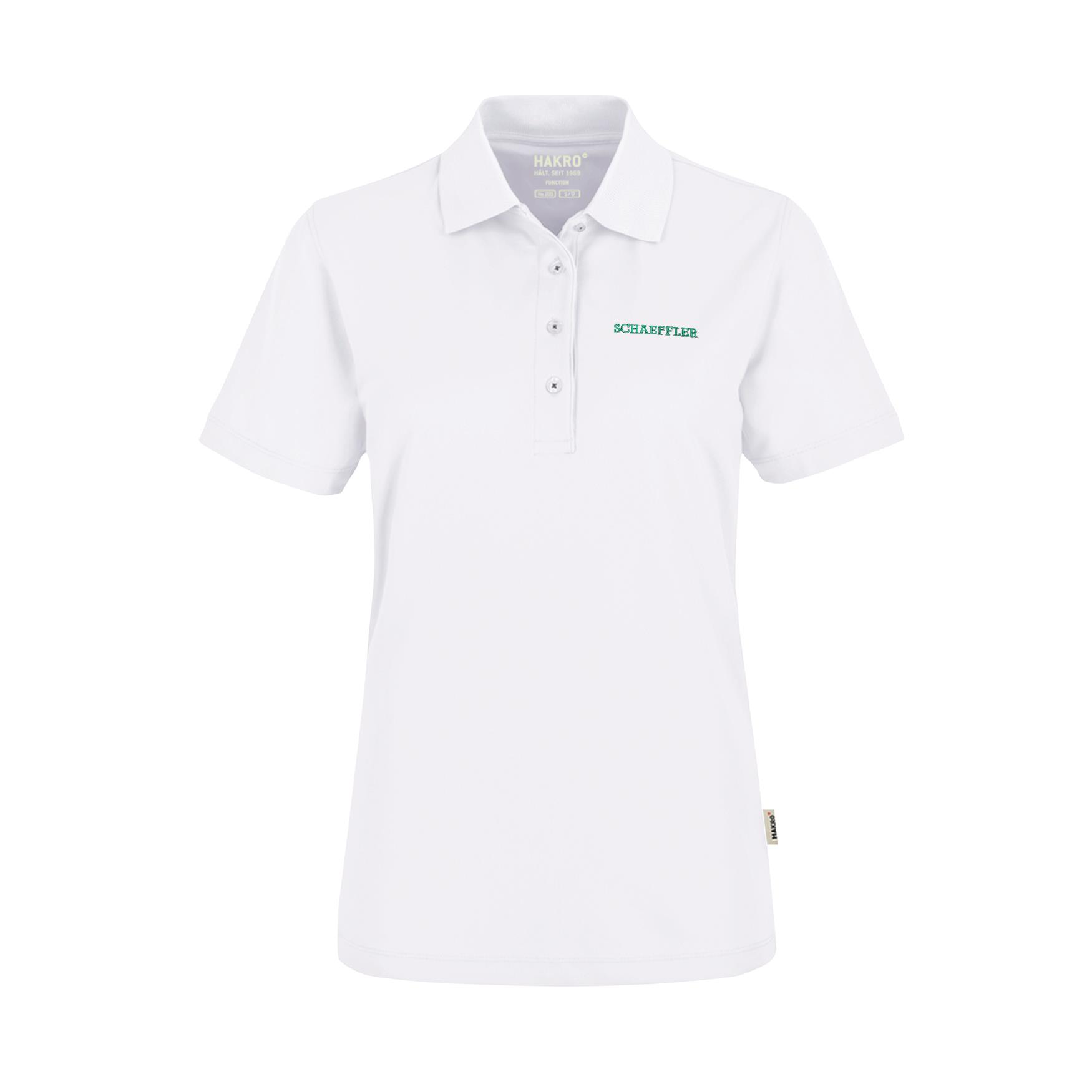 Polo Damen Coolmax weiß