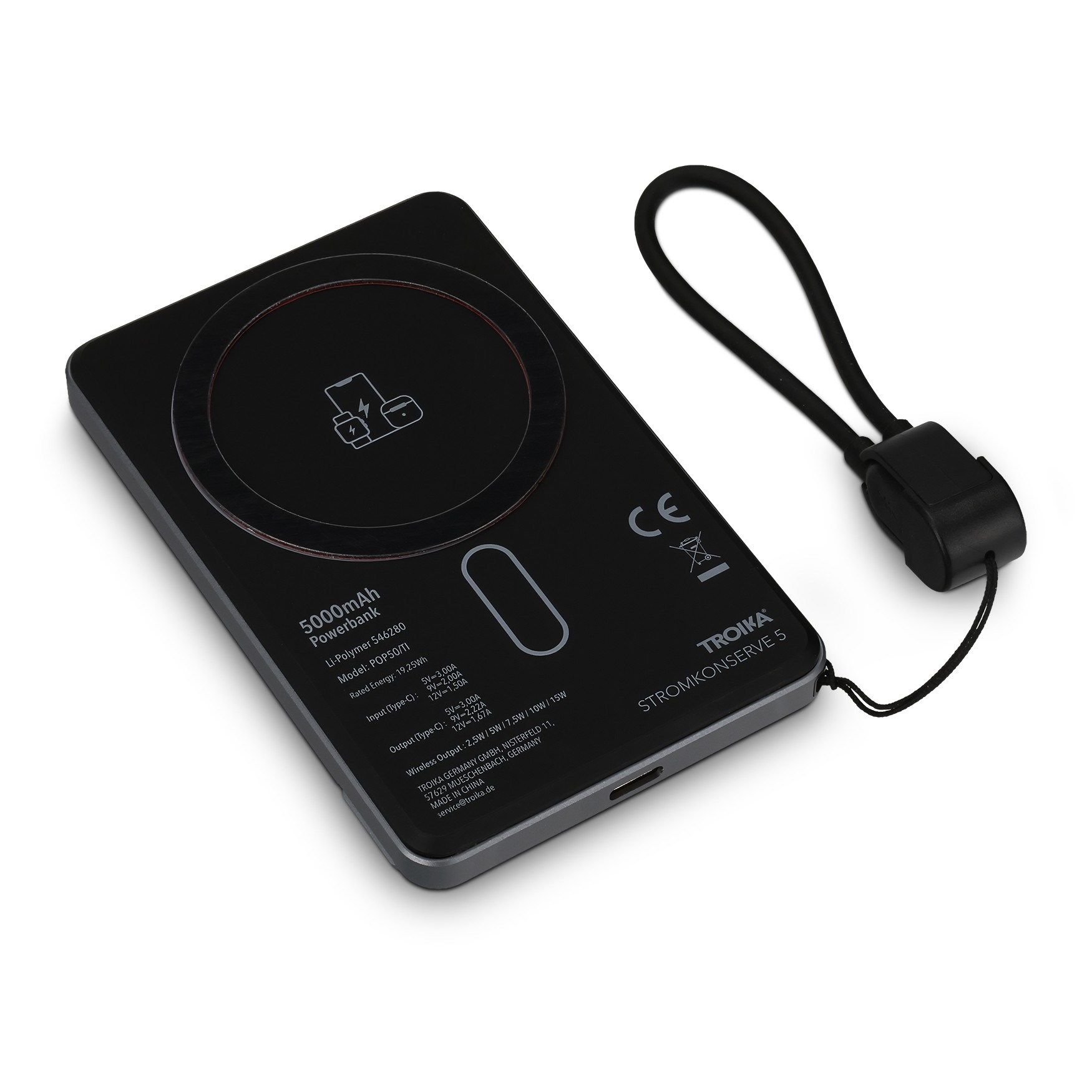 Powerbank 3-in-1, 5000mAh