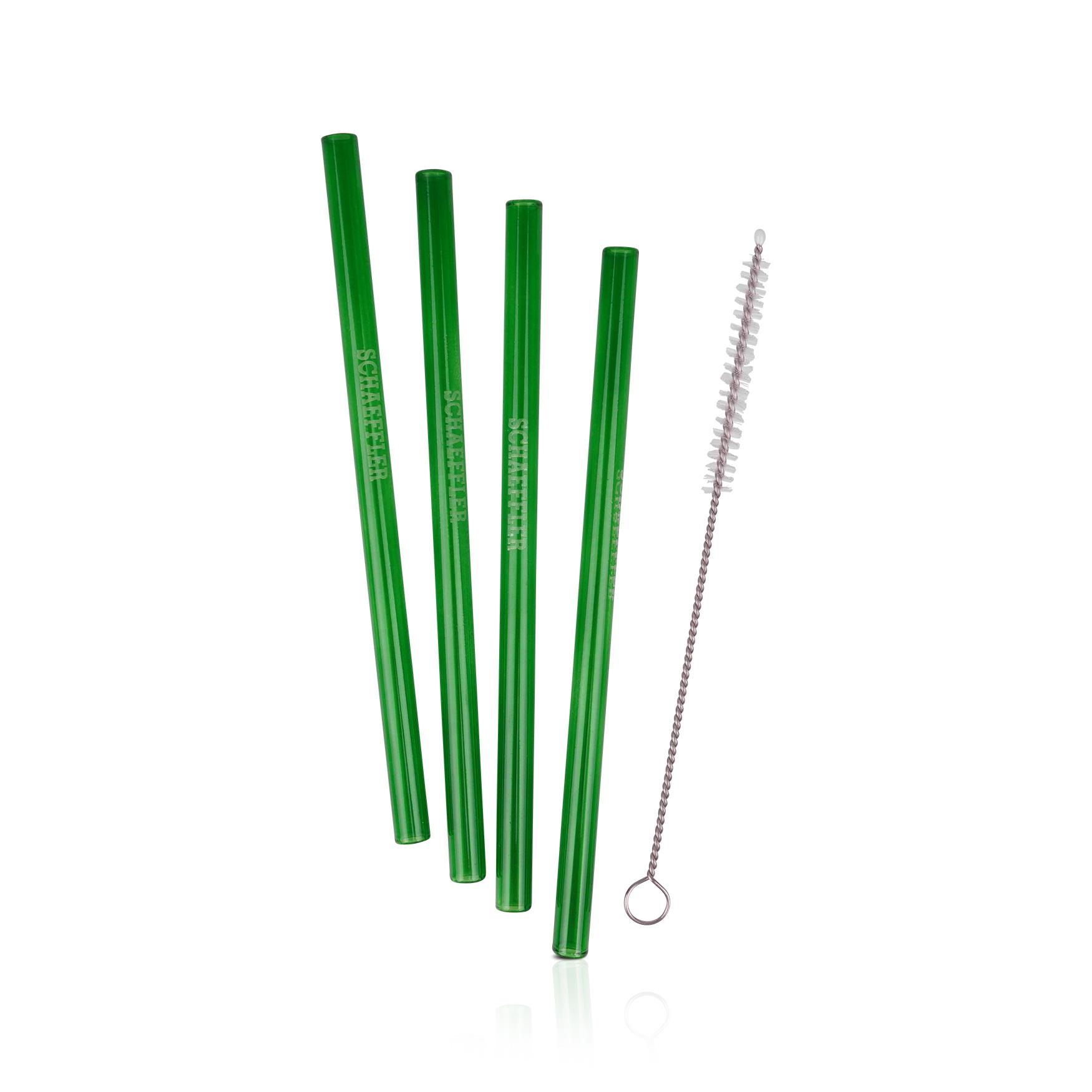 Glastrinkhalme 4er Set
