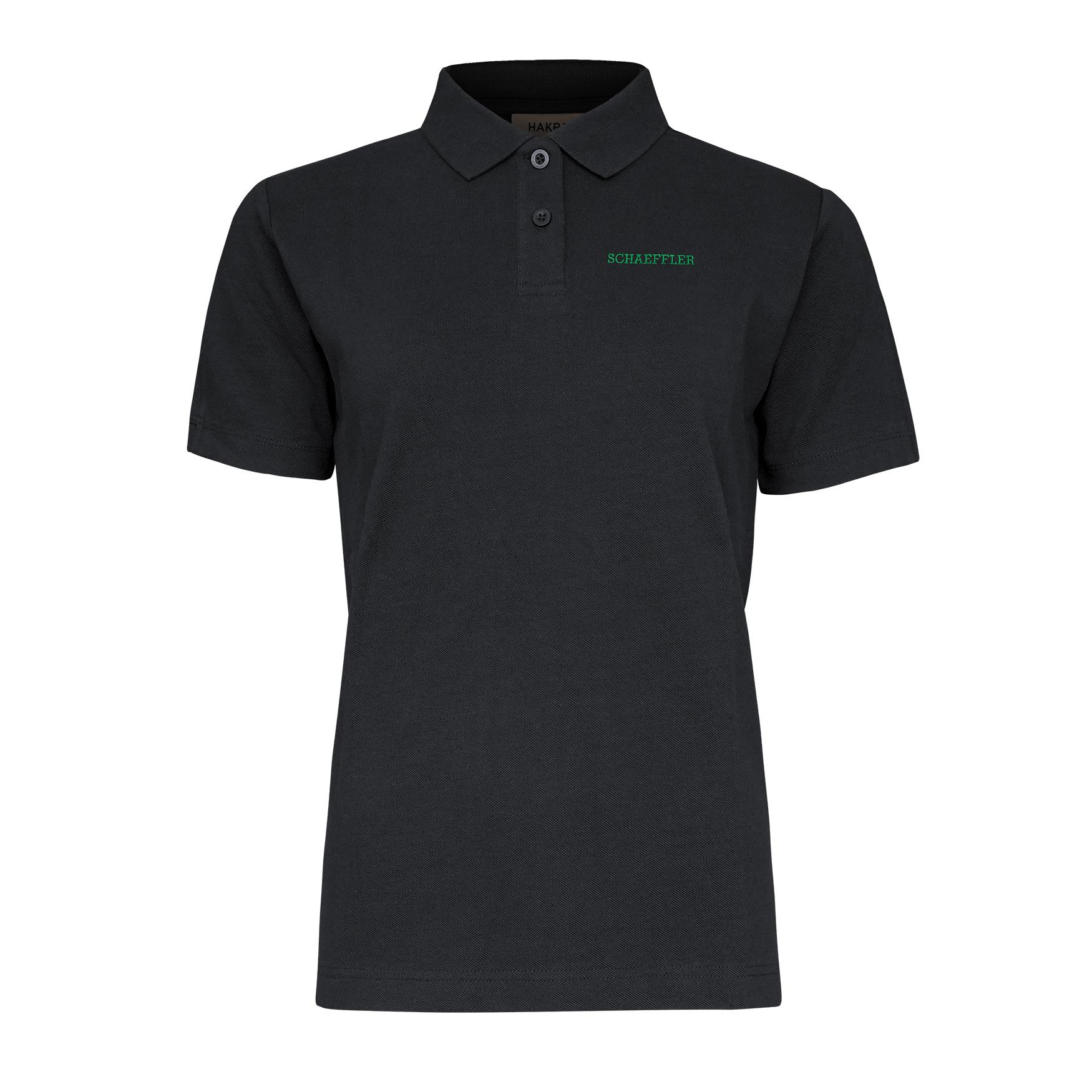 Damen Polo-Shirt Top anthrazit