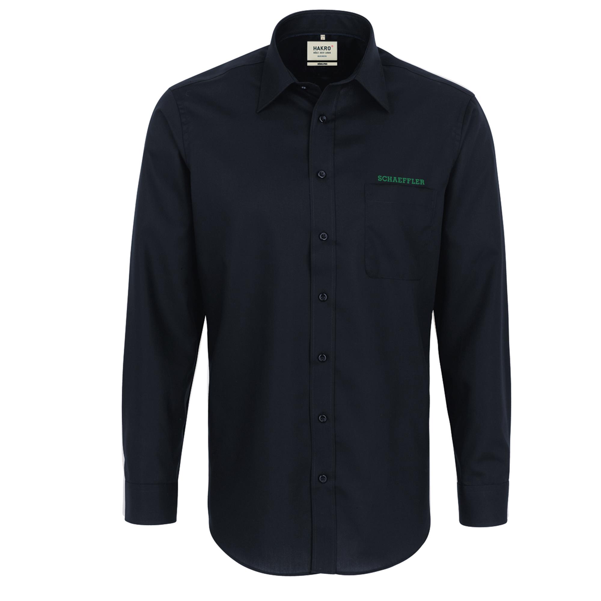 Hemd 1/1-Arm Business Regular schwarz