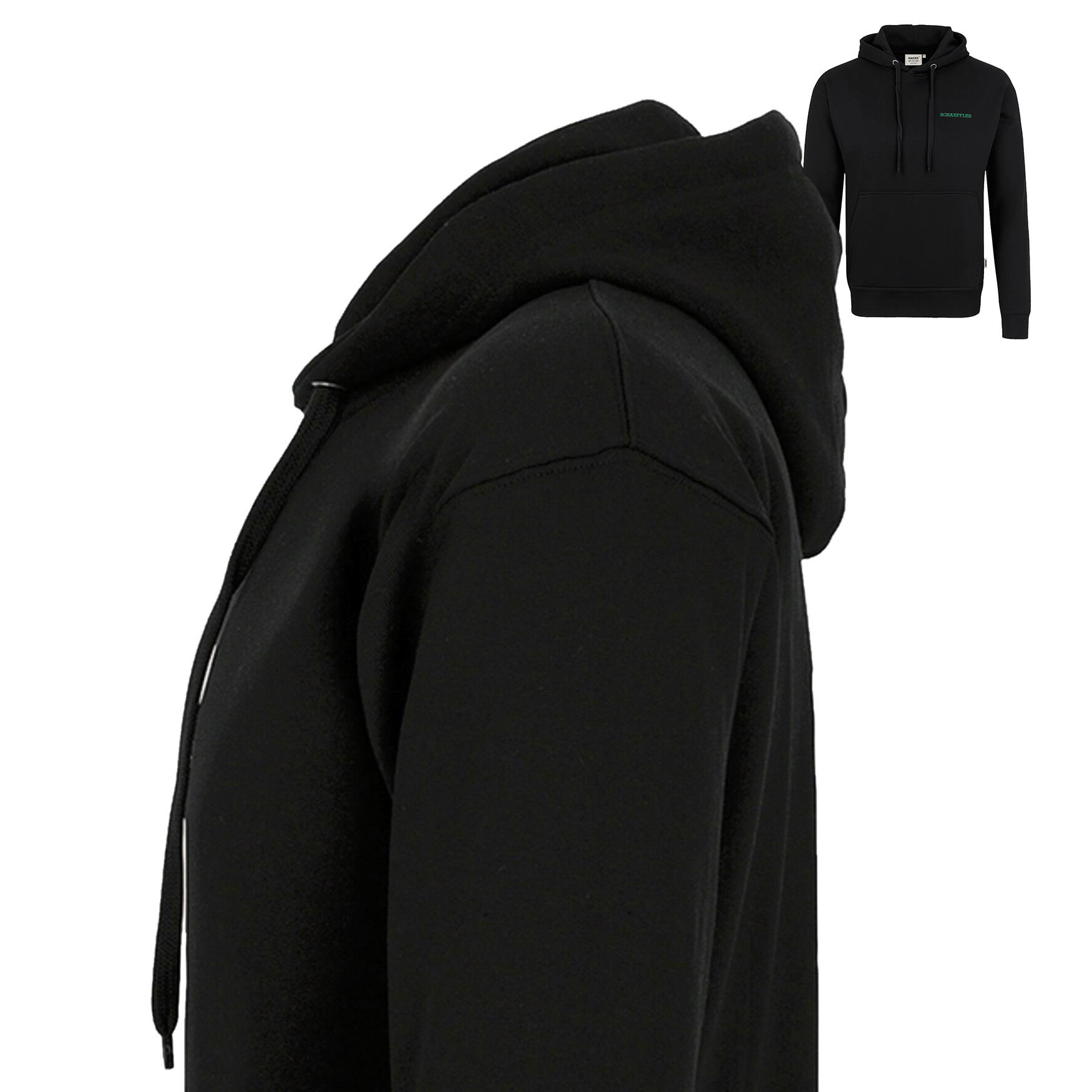 Hoodie Unisex relaxed fit schwarz