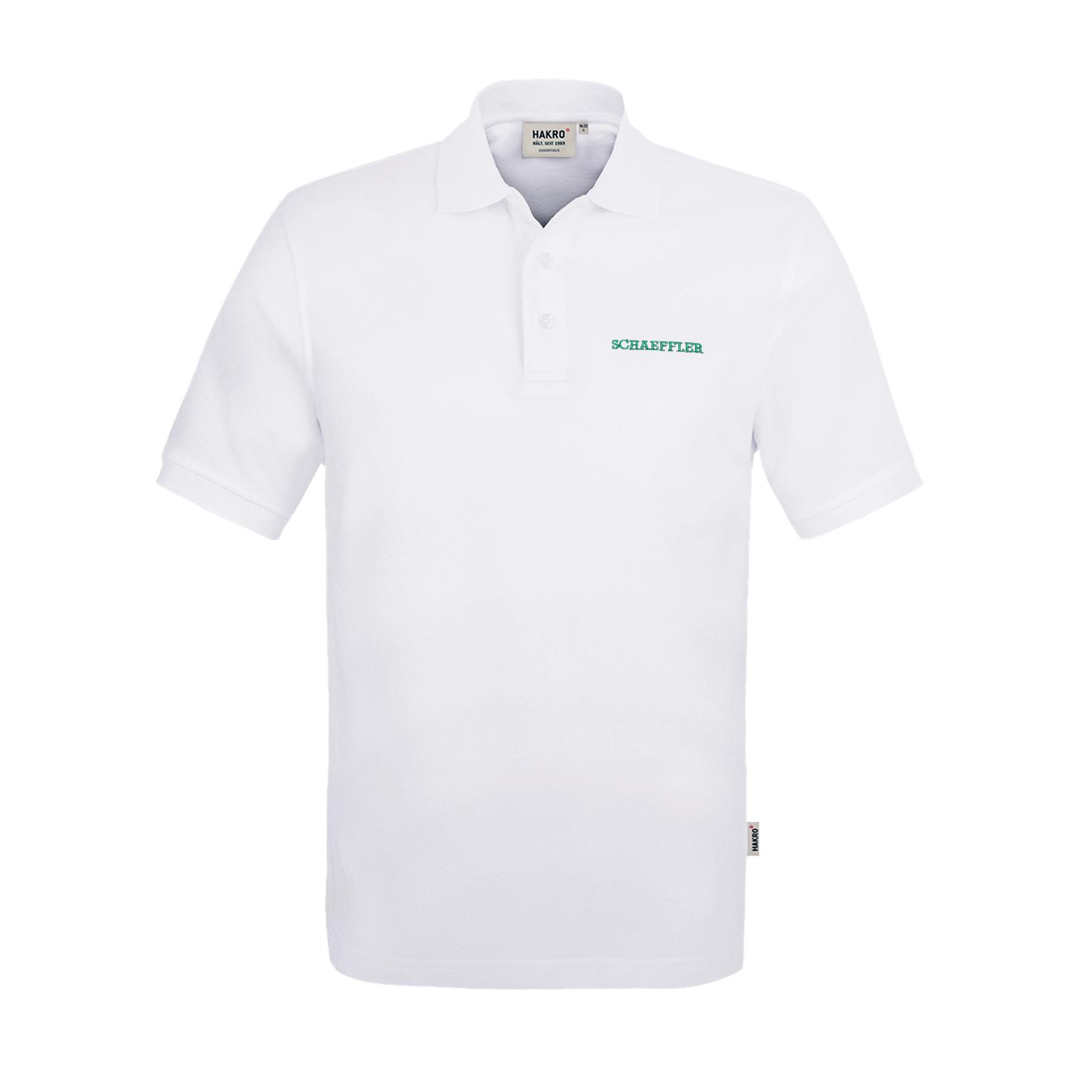 Herren Polo-Shirt Coolmax weiß