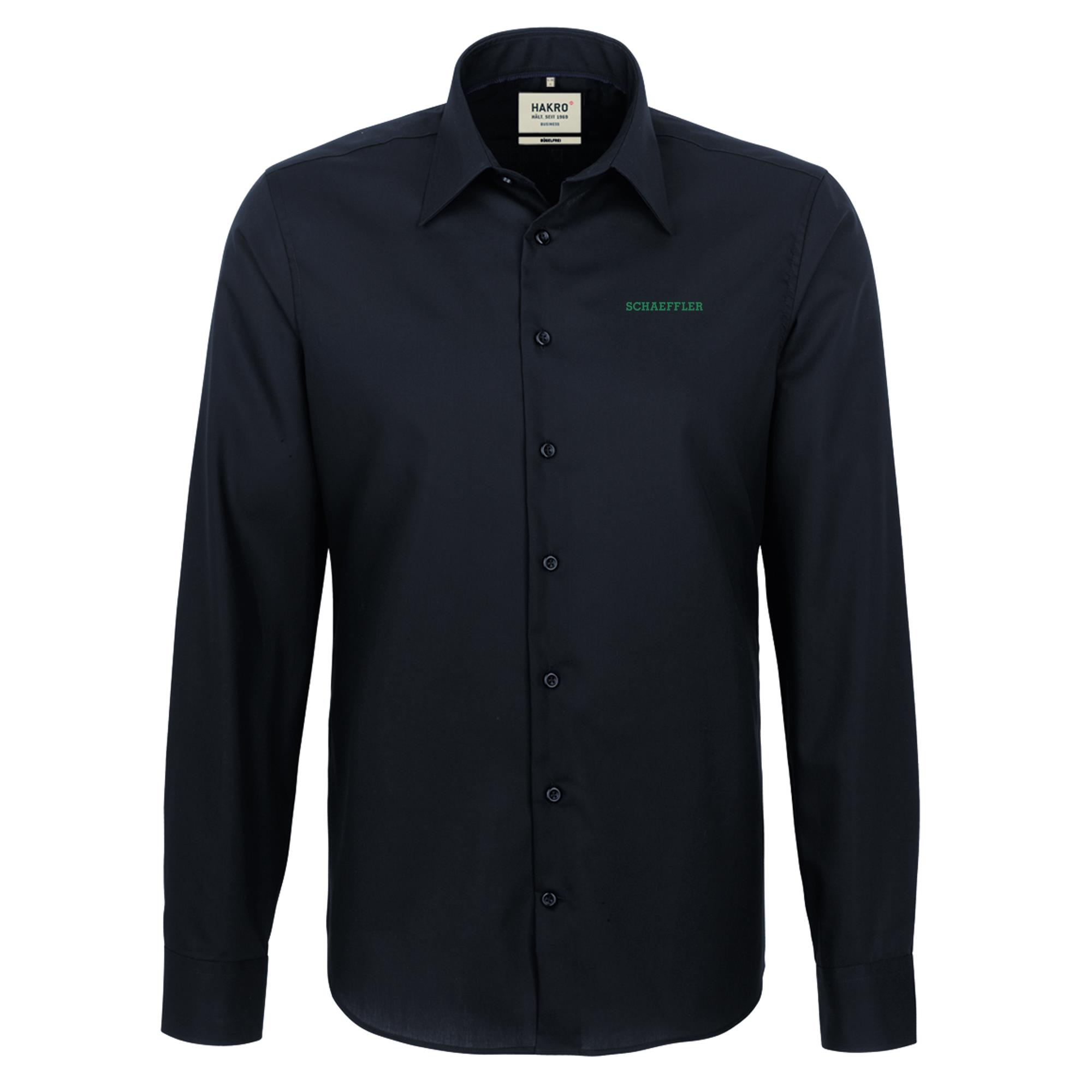 Hemd 1/1-Arm Business schwarz