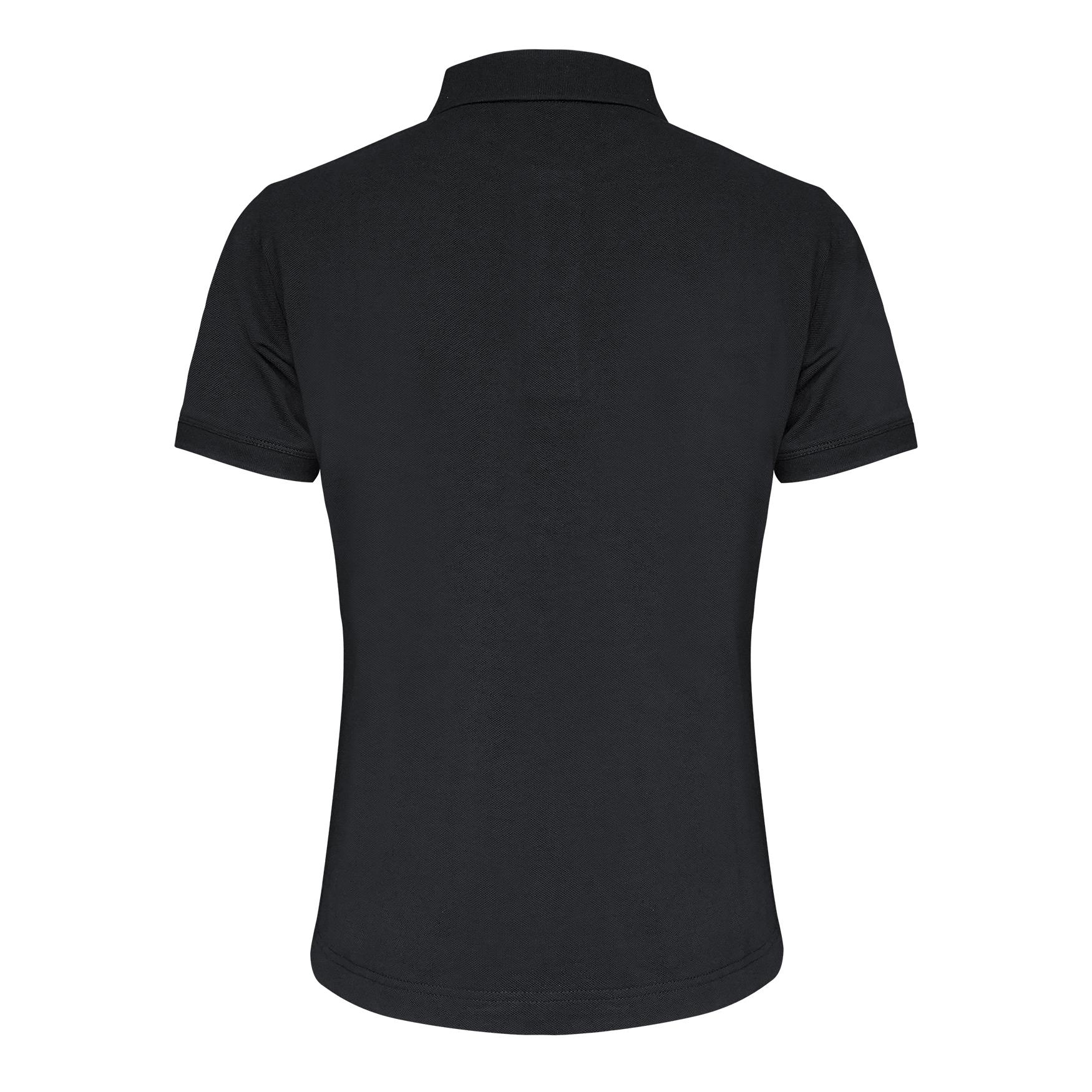 Damen Polo-Shirt Top anthrazit