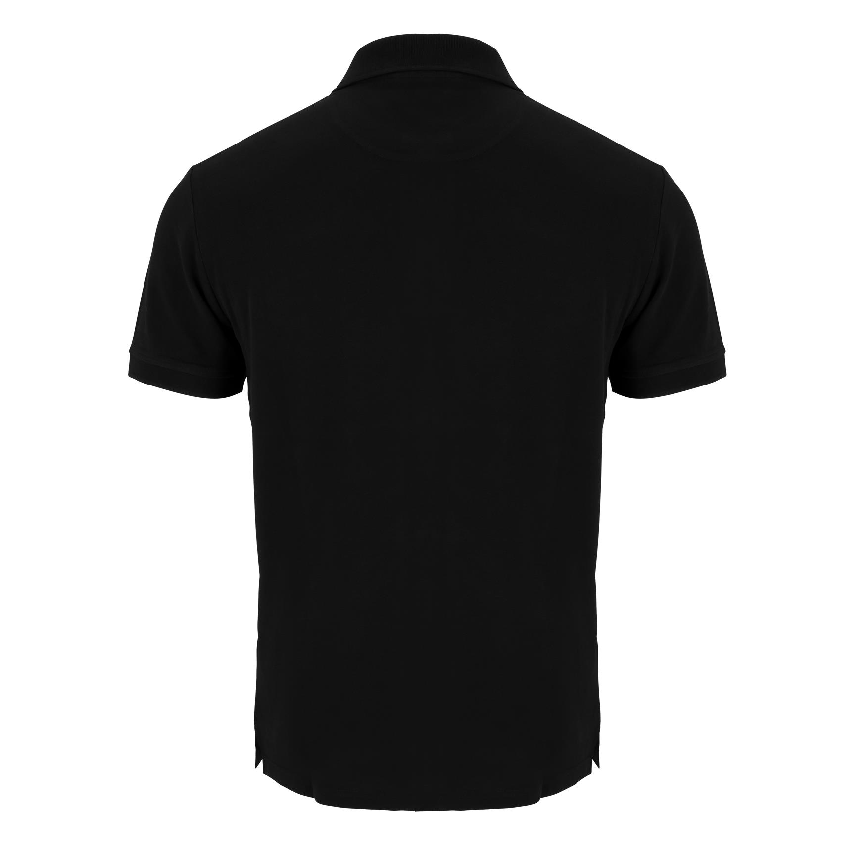 Polo-Shirt Herren Top schwarz