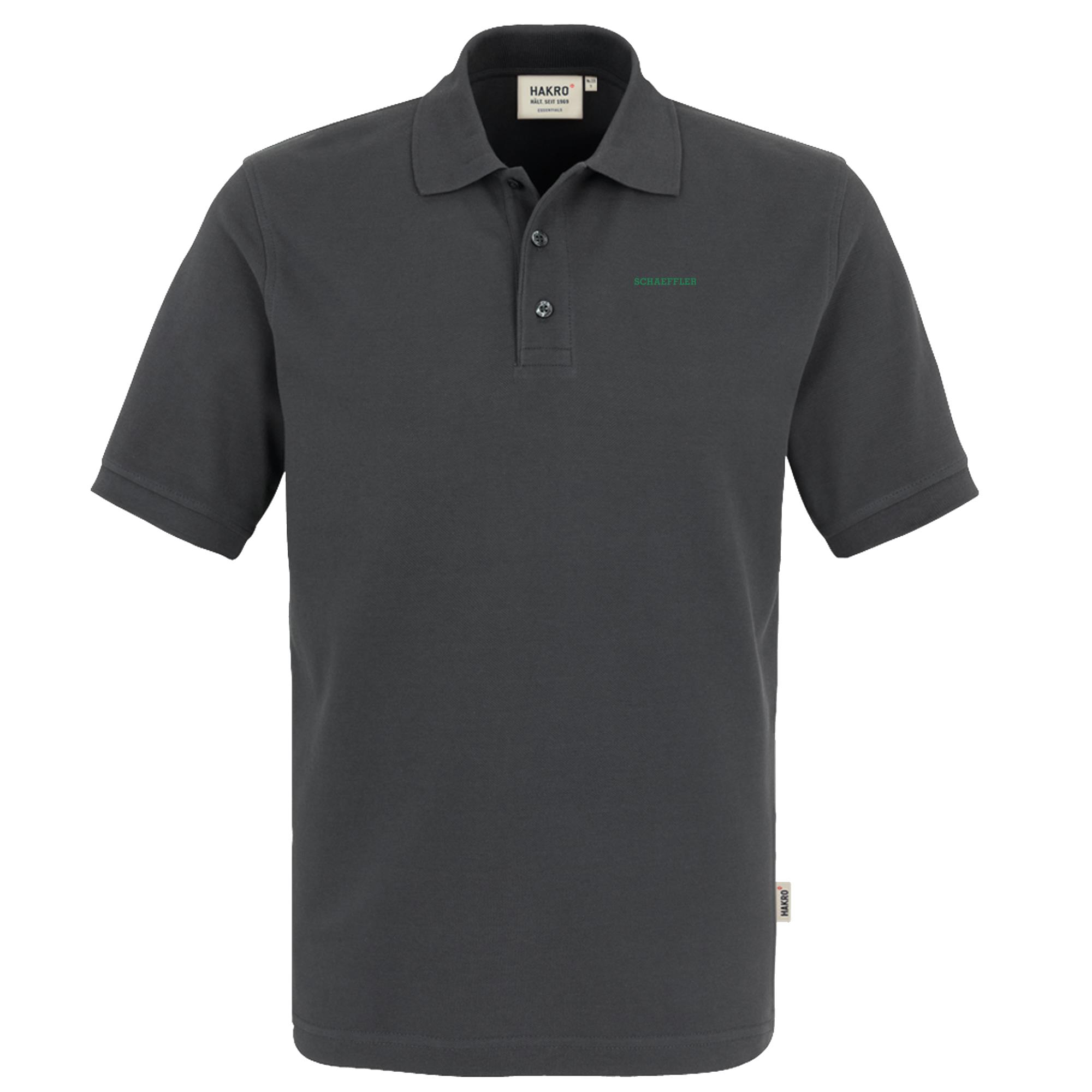 Polo Herren Top anthrazit S